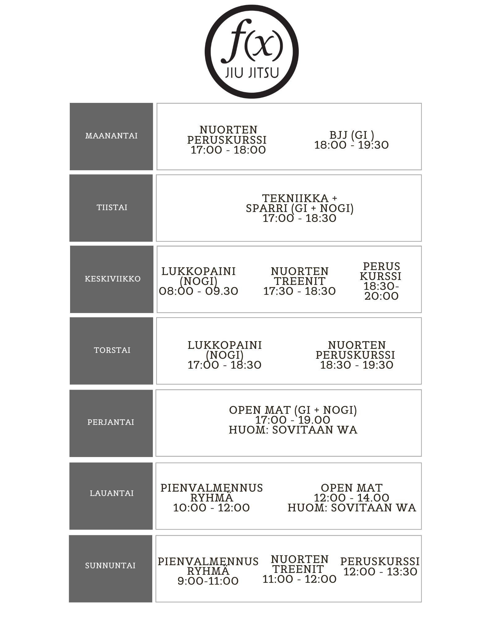 Four period class schedule timetable (6)