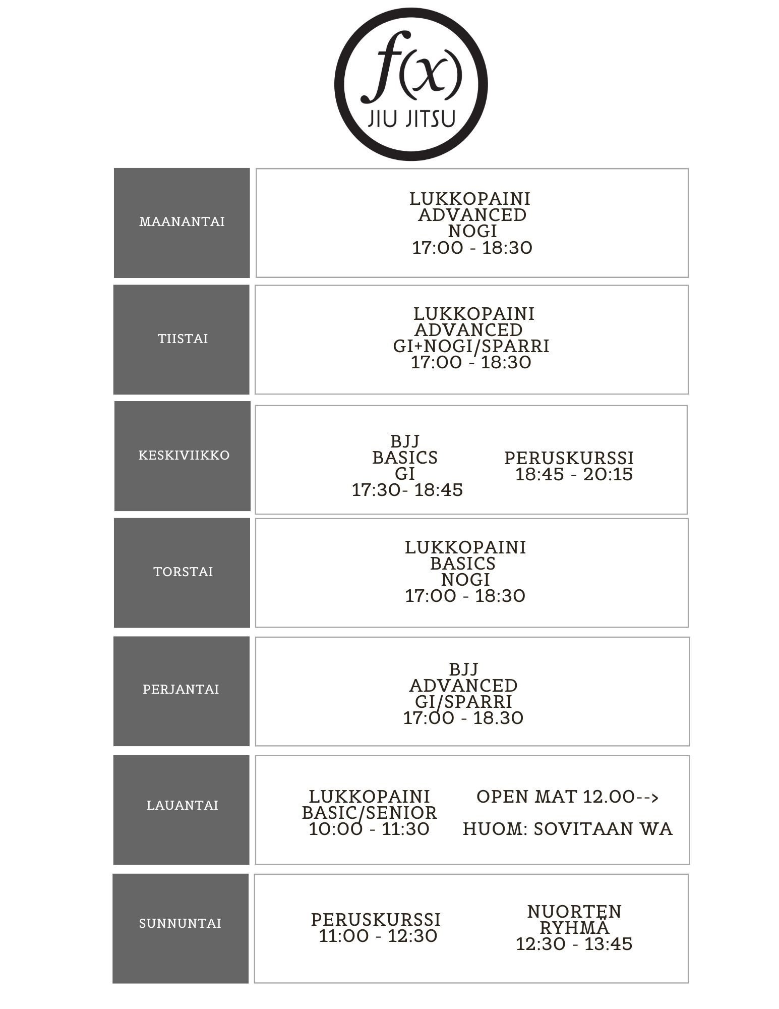 Four period class schedule timetable(8)