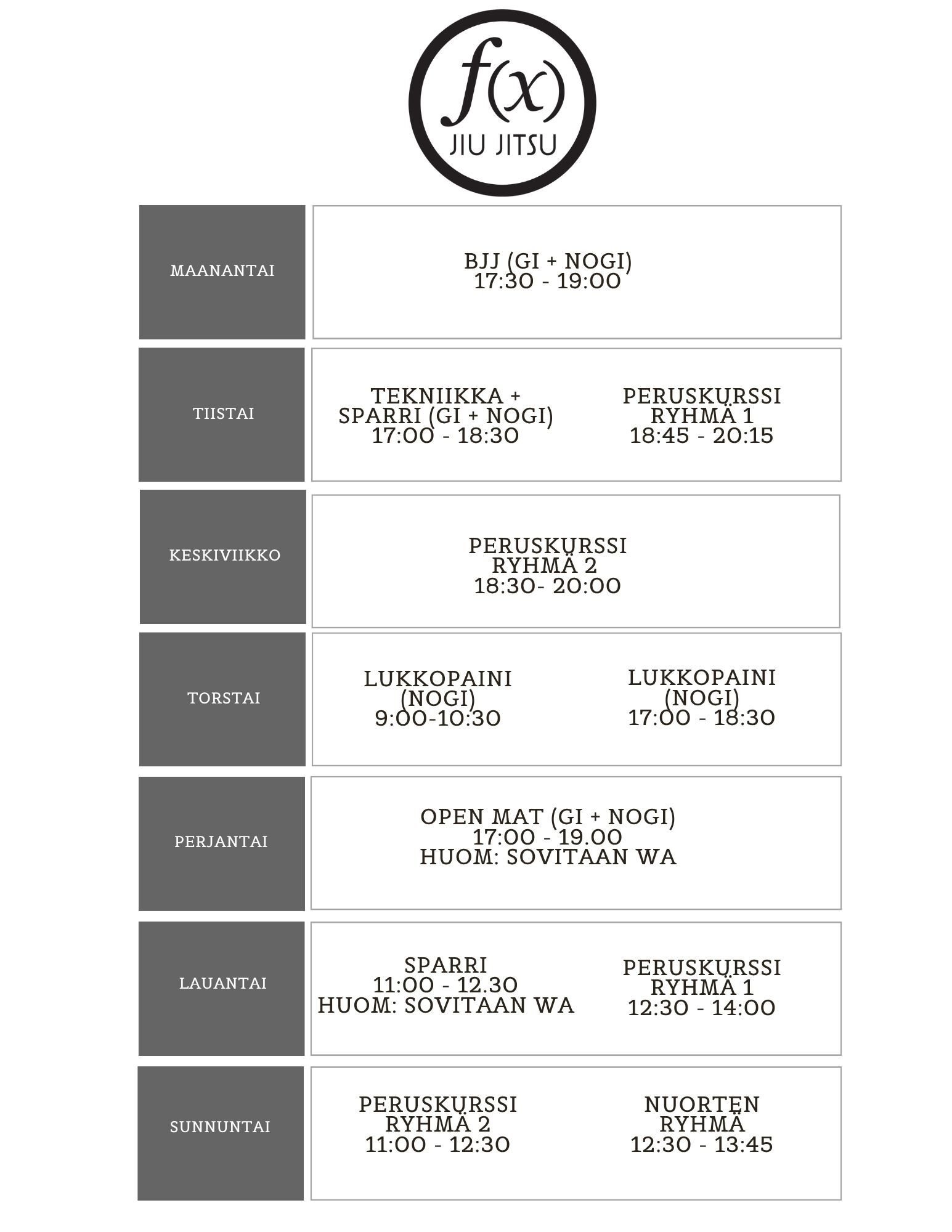 Four period class schedule timetable-3